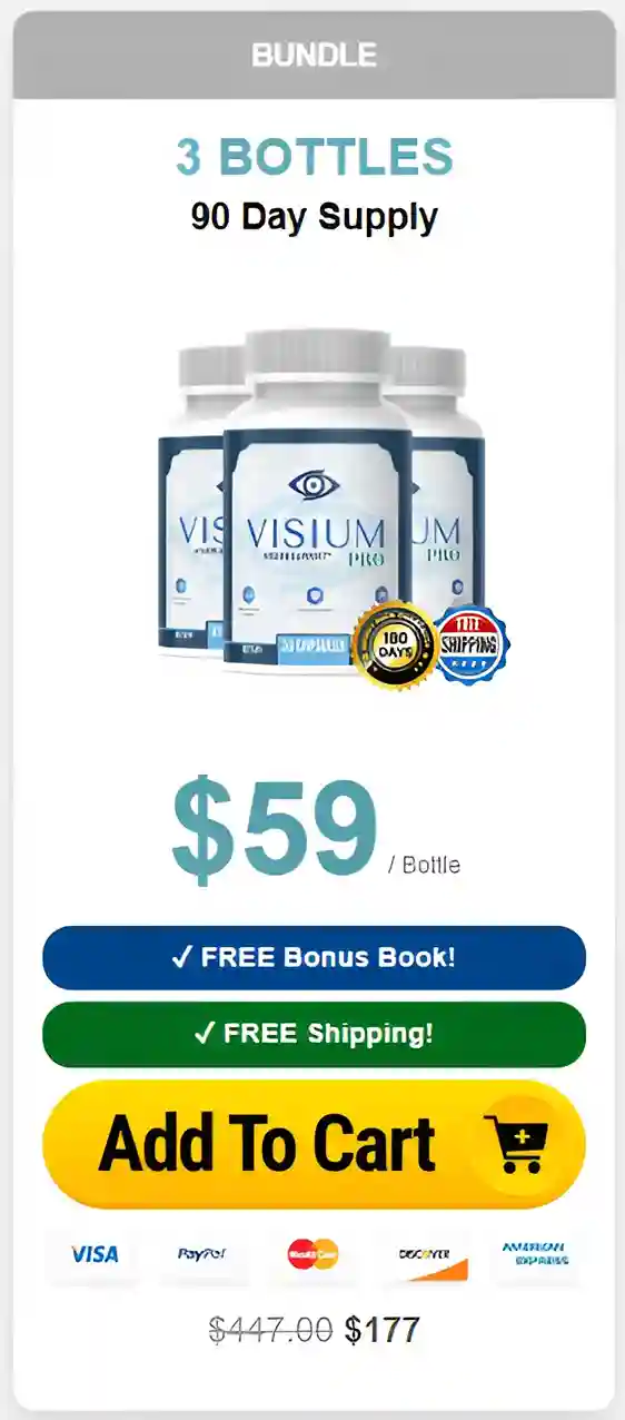 Visium Pro three bottles order